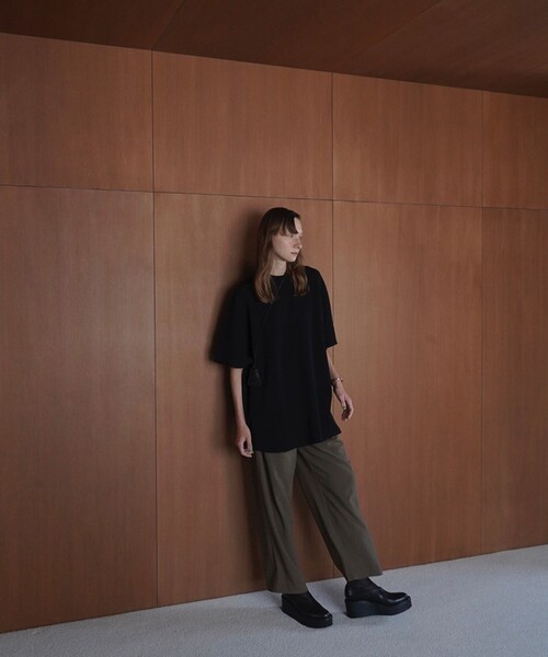 FREAK'S STORE(フリークスストア)の「CLANE/クラネ THERMAL BIG TOPS/サーマル ビッグ トップス(Tシャツ/カットソー・レディース・ホワイト・ONE SIZE)」の2枚目の写真