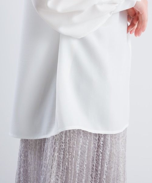 PICCIN（ピッチン）の「レース襟付きジョーゼットブラウス（シャツ/ブラウス・レディース・オフホワイト・M）」の13枚目の写真