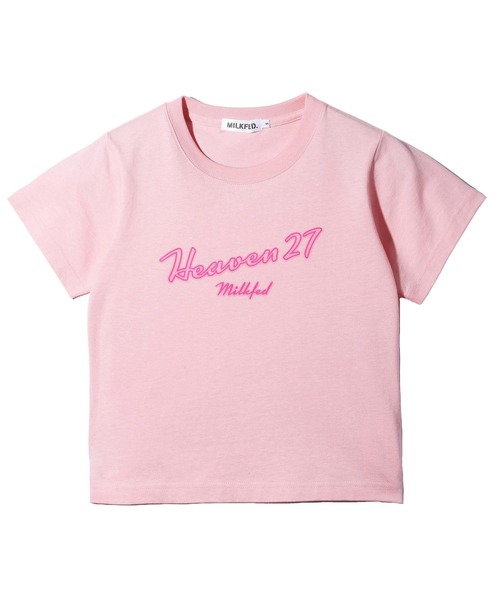 MILKFED.(ミルクフェド)の「HEAVEN 27 COMPACT S/S TEE(Tシャツ/カットソー・レディース・ライトピンク/ブラック/ホワイト・M/S)」の3枚目の写真
