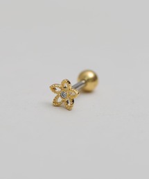 【Peony/ピオニー】/サージカルステンレス316L ビジューフラワースタッドピアス