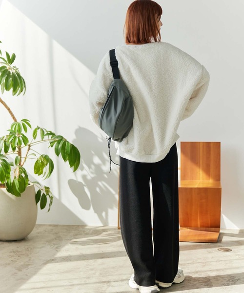 Edit Sheen（エディットシーン）の「ボアプルオーバー（スウェット・レディース・ベージュ/ホワイト・M）」の16枚目の写真