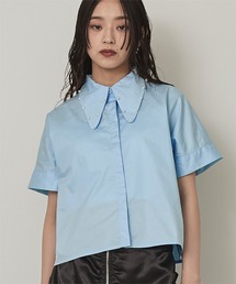 パールビッグカラーシャツ