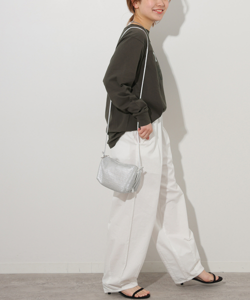 JOURNAL STANDARD relume（ジャーナルスタンダード　レリューム）の「TEXASロゴロングTシャツ（Tシャツ/カットソー・レディース・ホワイト/ブラック系その他/ベージュ・FREE）」の5枚目の写真