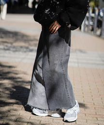 JOINT WORKS | デニムロングフレアスカート(デニムスカート)