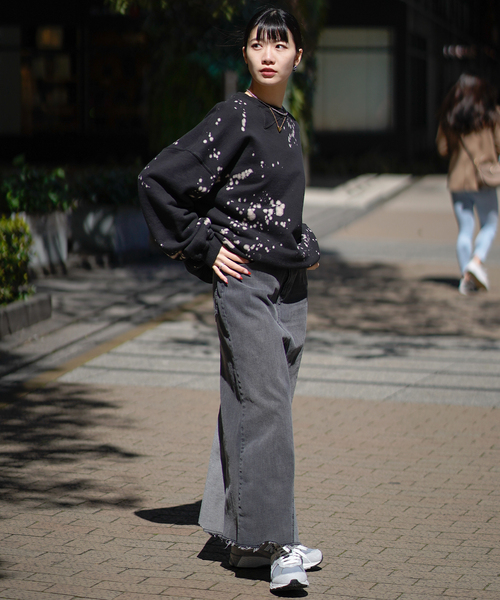 JOINT WORKS（ジョイントワークス）の「デニムロングフレアスカート（デニムスカート・レディース・チャコールグレー/ブルー・SMALL/MEDIUM）」の11枚目の写真