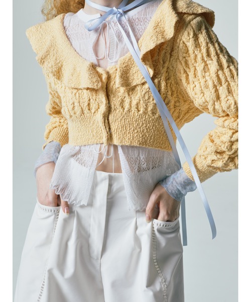 FURFUR（ファーファー）の「カットワーク刺繍ショートパンツ