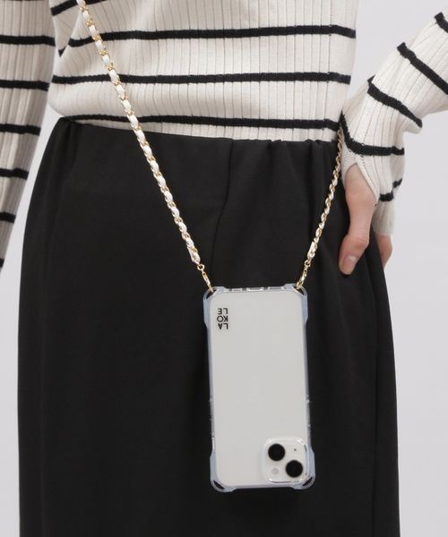 LAKOLE（ラコレ）の「4ホールiPhoneケース / 995677（スマホケース/カバー・レディース・グリーン/レッド/その他3/ブラウン/ブラック/ネイビー・X-SMALL/SMALL/MEDIUM）」の6枚目の写真