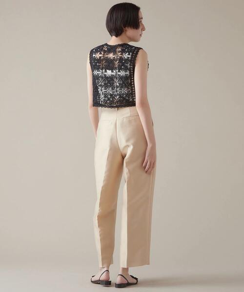 Martinique新品現行品！ポプリンタックパンツ（セットアップ可） 平織サマーチェック/ポプリンタックパンツ（セットアップ可