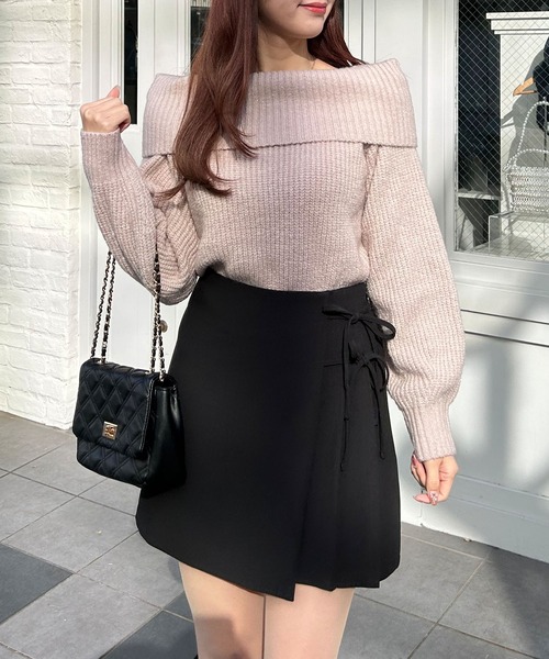 未使用タグ付き 極美品 LOHEN ボリュームスカートパンツ