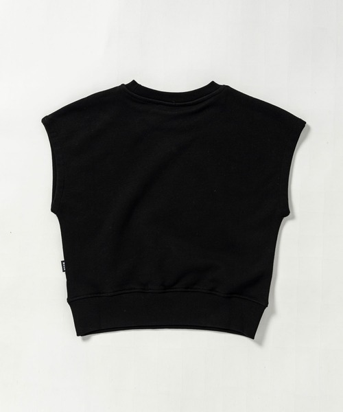 MSGM(エムエスジーエム)Kids & Junior ブランドロゴフレンチスリーブスウェットプルオーバー