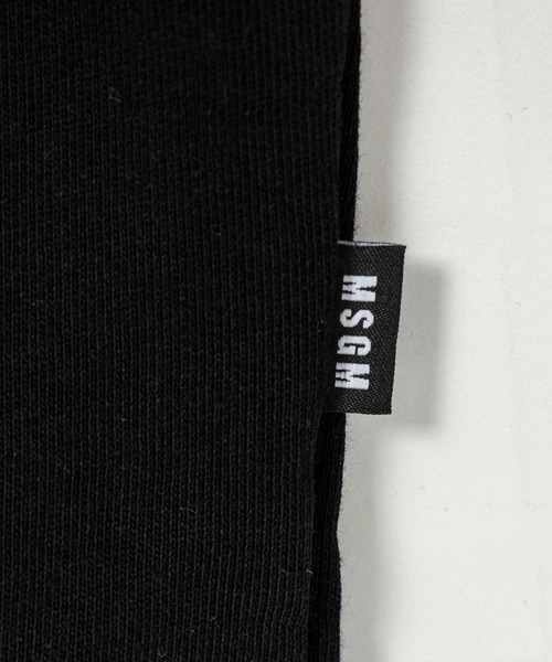MSGM(エムエスジーエム)Kids & Junior ブランドロゴフレンチスリーブスウェットプルオーバー