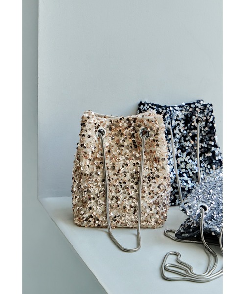 ダイアナ ショルダーバック スパンコール キラキラ 結婚式 入学式