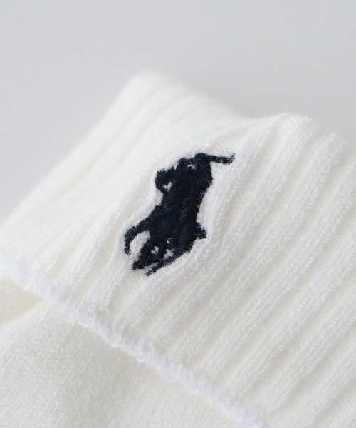 POLO RALPH LAUREN(ポロ ラルフ ローレン)の「POLO RALPH LAUREN Layette ワンポイント 折り返しベビーソックス 04885465(ベビーシューズ/ベビーソックス・キッズ・ネイビー系/クリーム/ピンク系/ホワイト/ネイビー・9-11cm/11-13cm)」の10枚目の写真