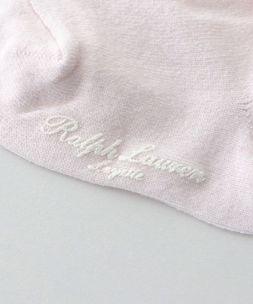 POLO RALPH LAUREN(ポロ ラルフ ローレン)の「POLO RALPH LAUREN Layette ワンポイント 折り返しベビーソックス 04885465(ベビーシューズ/ベビーソックス・キッズ・ネイビー系/クリーム/ピンク系/ホワイト/ネイビー・9-11cm/11-13cm)」の7枚目の写真