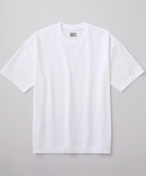 BODY WILD(ボディーワイルド)の「BODY WILD/ボディワイルド Tシャツ ドロップショルダー(Tシャツ/カットソー・メンズ・ブラック/ホワイト/グレイッシュブルー・SMALL/MEDIUM/LARGE/X-LARGE)」の4枚目の写真