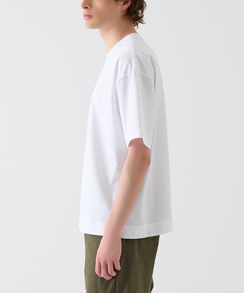 BODY WILD(ボディーワイルド)の「BODY WILD/ボディワイルド Tシャツ ドロップショルダー(Tシャツ/カットソー・メンズ・ブラック/ホワイト/グレイッシュブルー・SMALL/MEDIUM/LARGE/X-LARGE)」の6枚目の写真
