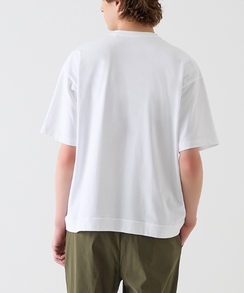 BODY WILD(ボディーワイルド)の「BODY WILD/ボディワイルド Tシャツ ドロップショルダー(Tシャツ/カットソー・メンズ・ブラック/ホワイト/グレイッシュブルー・SMALL/MEDIUM/LARGE/X-LARGE)」の7枚目の写真