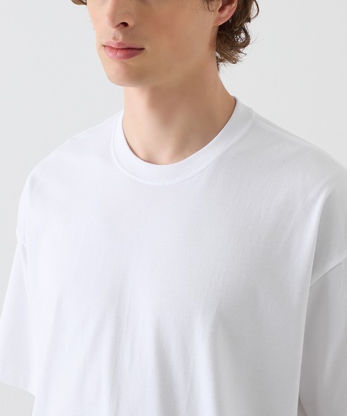 BODY WILD(ボディーワイルド)の「BODY WILD/ボディワイルド Tシャツ ドロップショルダー(Tシャツ/カットソー・メンズ・ブラック/ホワイト/グレイッシュブルー・SMALL/MEDIUM/LARGE/X-LARGE)」の8枚目の写真
