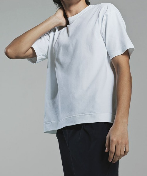BODY WILD(ボディーワイルド)の「BODY WILD/ボディワイルド Tシャツ ドロップショルダー(Tシャツ/カットソー・メンズ・ブラック/ホワイト/グレイッシュブルー・SMALL/MEDIUM/LARGE/X-LARGE)」の13枚目の写真