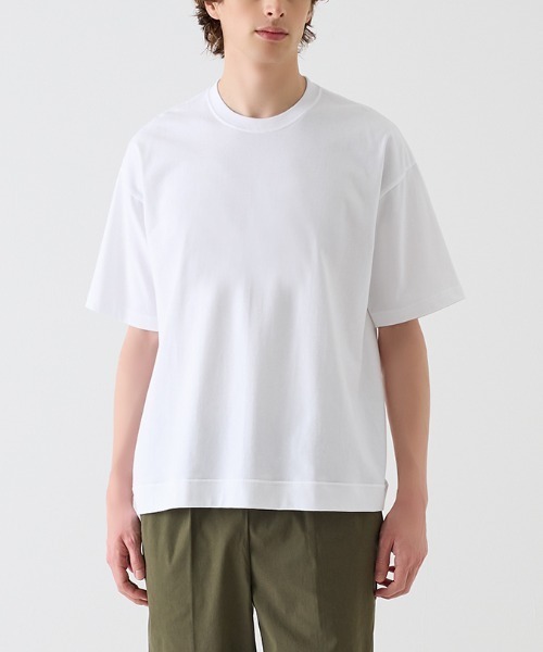 BODY WILD(ボディーワイルド)の「BODY WILD/ボディワイルド Tシャツ ドロップショルダー(Tシャツ/カットソー・メンズ・ブラック/ホワイト/グレイッシュブルー・SMALL/MEDIUM/LARGE/X-LARGE)」の12枚目の写真