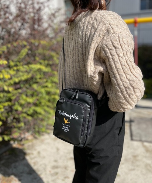 MASSIVE STORE(マッシブストア)の「【Mark Gonzales/マーク・ゴンザレス】タテミニショルダー(ショルダーバッグ・メンズ・ホワイト/ブラック・FREE)」の12枚目の写真