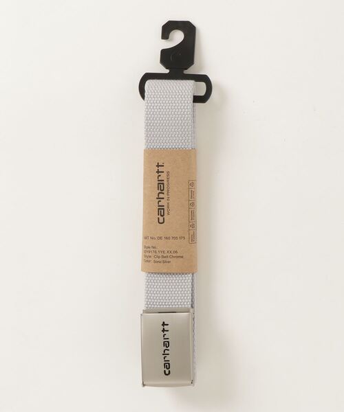 Carhartt WIP(カーハートダブリューアイピー)の「【Carhartt WIP / カーハートダブリューアイピー】CLIP BELT CHROME(ベルト・メンズ・その他5/その他3/その他2/その他1/その他4/ブラック・FREE)」の1枚目の写真