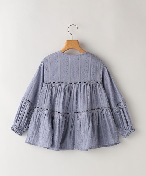 SHIPS(シップス)の「SHIPS KIDS:100~130cm / スナップ ボタン ティアード ブラウス(シャツ/ブラウス・キッズ・ライトブルー/ホワイト・100/110/120/130)」の15枚目の写真