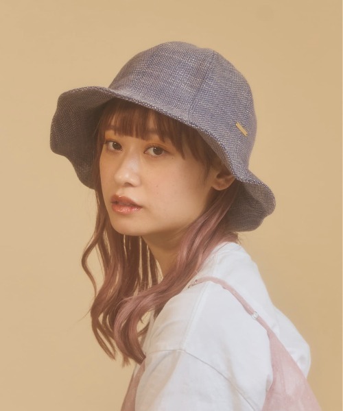 kaorinomori（カオリノモリ）の「kaorinomori ボンボンチューリップ / カオリノモリ（ハット・レディース・ライトブルー/クリーム/ネイビー・M/57.5cm）」の3枚目の写真