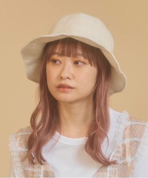 kaorinomori（カオリノモリ）の「kaorinomori ボンボンチューリップ / カオリノモリ（ハット・レディース・ライトブルー/クリーム/ネイビー・M/57.5cm）」の5枚目の写真