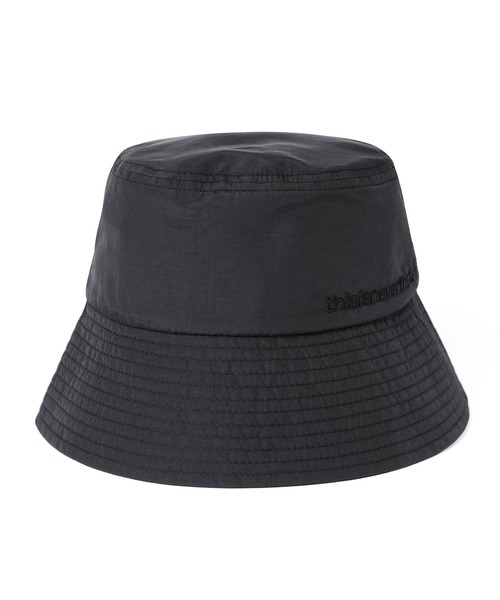 thisisneverthat（ディスイズネバーザット）の「SUPPLEX Long Bill Bucket Hat（ハット・メンズ・ブラック/ダークグリーン・L/M）」の3枚目の写真