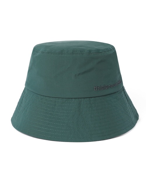 thisisneverthat（ディスイズネバーザット）の「SUPPLEX Long Bill Bucket Hat（ハット・メンズ・ブラック/ダークグリーン・L/M）」の5枚目の写真