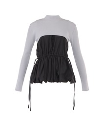 AULA（アウラ）の「レイヤードバルーントップ（Tシャツ/カットソー）」