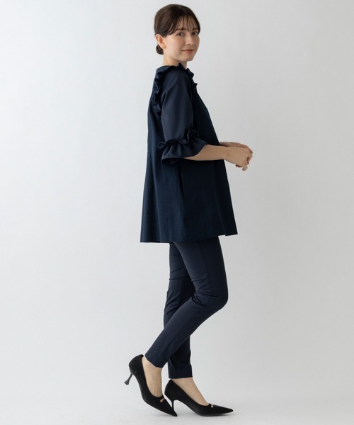 SONO ドットフレアチュニック　ブラック　美品 楽天市場】【70%OFF】SONO ソーノ サテン トリム ウーステッド