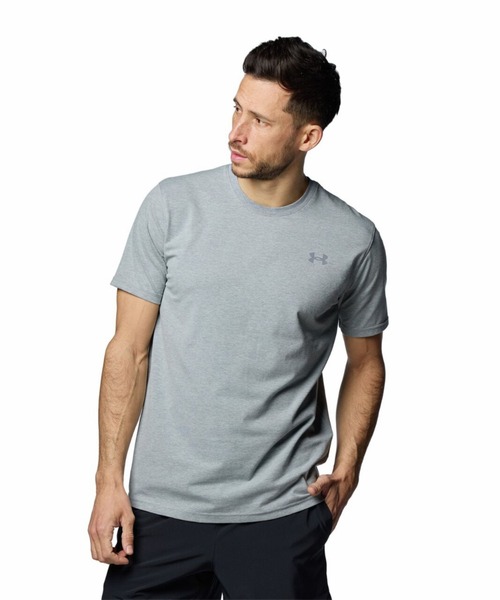 UNDER ARMOUR（アンダーアーマー）の「アンダーアーマー  UAパフォーマンスコットン ショートスリーブTシャツ（Tシャツ/カットソー・メンズ・ホワイト/オリーブ/ブラック/グレー・S/M/L/LL/3L）」の3枚目の写真