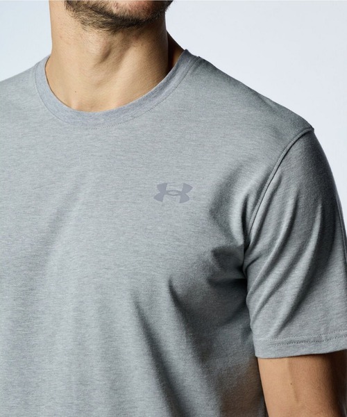 UNDER ARMOUR（アンダーアーマー）の「アンダーアーマー  UAパフォーマンスコットン ショートスリーブTシャツ（Tシャツ/カットソー・メンズ・ホワイト/オリーブ/ブラック/グレー・S/M/L/LL/3L）」の11枚目の写真