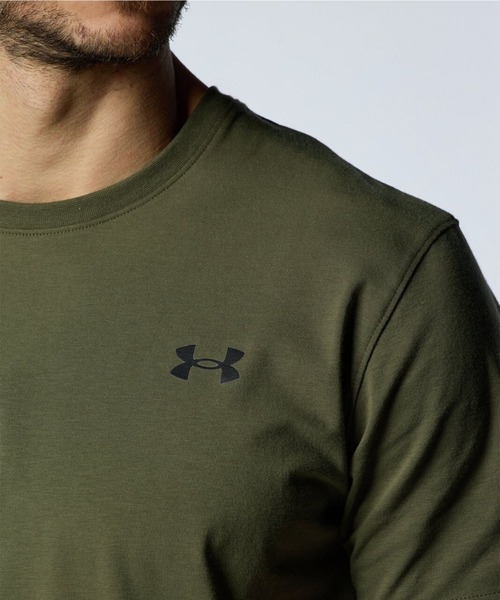 UNDER ARMOUR（アンダーアーマー）の「アンダーアーマー  UAパフォーマンスコットン ショートスリーブTシャツ（Tシャツ/カットソー・メンズ・ホワイト/オリーブ/ブラック/グレー・S/M/L/LL/3L）」の14枚目の写真