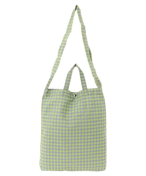 MHL. LIGHT COTTON DRILL TOTE BAG 140GREEN MHL.通販・取扱い