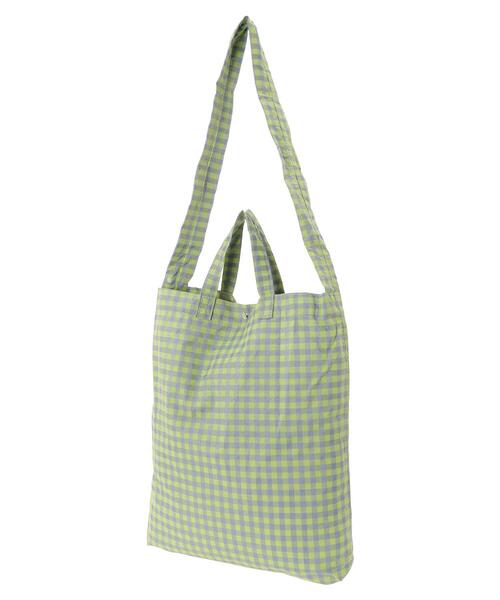 Green　Parks（グリーンパークス）の「OTO.HA.　ドロストショルダーBIGトート（トートバッグ・レディース・ブラック/ピンク/グリーン・FREE）」の7枚目の写真