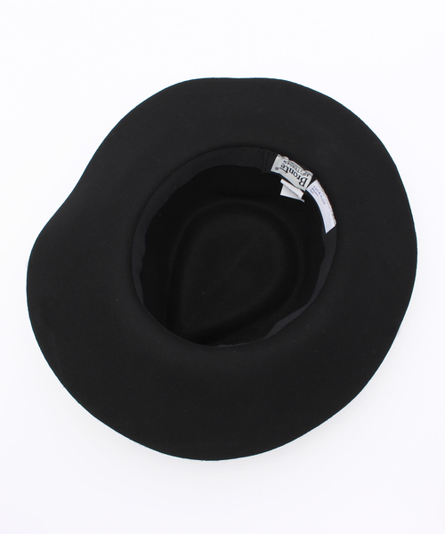 CROON A SONG(クルーンアソング)の「中折れ帽(ハット・レディース・ブラック/ブラウン・FREE)」の8枚目の写真