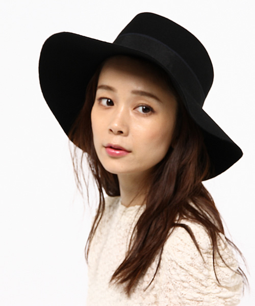 CROON A SONG(クルーンアソング)の「中折れ帽(ハット・レディース・ブラック/ブラウン・FREE)」の3枚目の写真