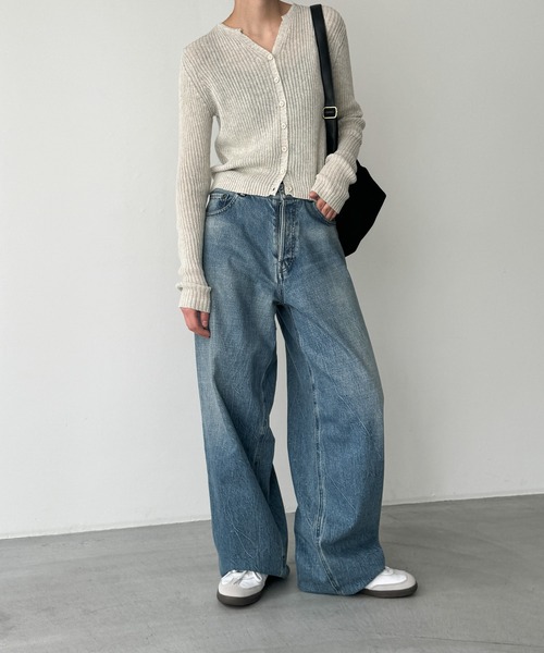CANAL JEAN（キャナルジーン）の「El mar リブスキッパーニット
