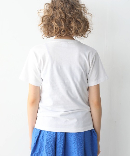 Kelen(ケレン)の「「KELEN/ケレン」シェフズディナープリントTシャツ / ARTI(Tシャツ/カットソー・レディース・オフホワイト/ライトベージュ/サックスブルー/ピンク・S/M)」の10枚目の写真