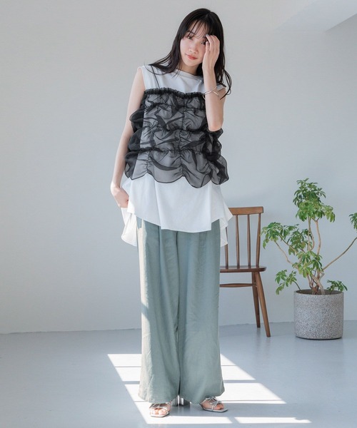 LOWRYS FARM（ローリーズファーム）の「リボンヒールサンダル 110309（サンダル・レディース・シルバー/ブラック・MEDIUM/LARGE）」の10枚目の写真