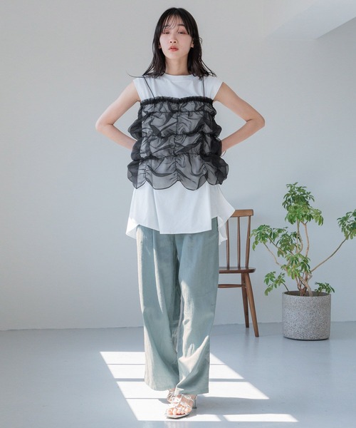 LOWRYS FARM（ローリーズファーム）の「リボンヒールサンダル 110309（サンダル・レディース・シルバー/ブラック・MEDIUM/LARGE）」の11枚目の写真