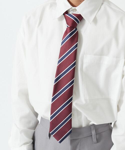 WEGO(ウィゴー)の「WEGO/メンズエンブレム柄スクールネクタイ(ネクタイ・メンズ・グレー/グリーン/レッド/ネイビー/その他1/その他2・FREE)」の6枚目の写真