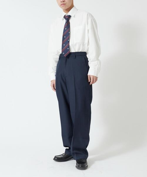 WEGO(ウィゴー)の「WEGO/メンズエンブレム柄スクールネクタイ(ネクタイ・メンズ・グレー/グリーン/レッド/ネイビー/その他1/その他2・FREE)」の9枚目の写真