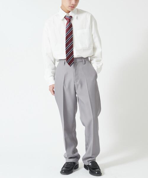 WEGO(ウィゴー)の「WEGO/メンズエンブレム柄スクールネクタイ(ネクタイ・メンズ・グレー/グリーン/レッド/ネイビー/その他1/その他2・FREE)」の12枚目の写真