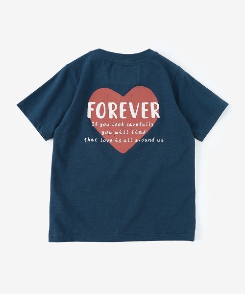 tシャツ ハートプリントＴシャツ(親子ペア対応) レディース セール】ハートプリントTシャツ(親子ペア対応)（Tシャツ