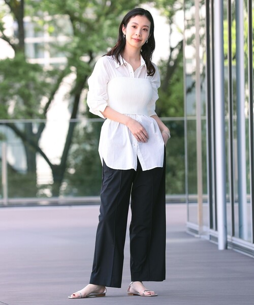 Demi-Luxe BEAMS ピンヘッド ジャケット クロップドパンツ セット Demi-Luxe BEAMS（31435） スタイリング・コーディネイト｜BEAMS