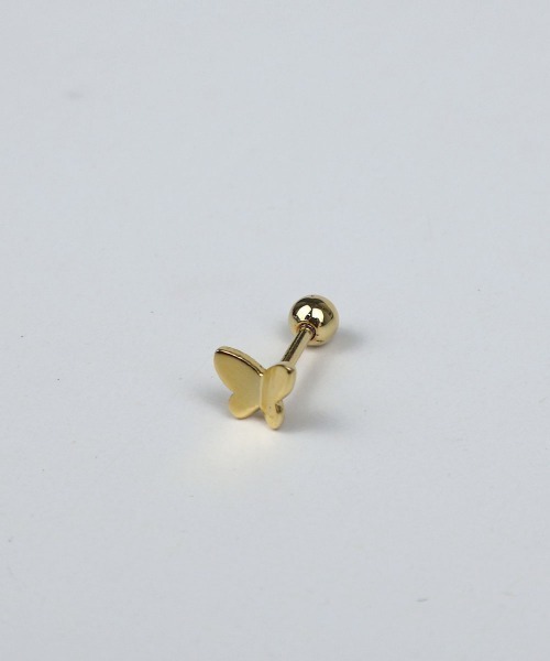 CEMONEMO(セモネモ)の「【金属アレルギー対応】 バタフライ ポイントピアス(片耳用) / silver925(ピアス(片耳用)・レディース・ゴールド/ピンクゴールド/シルバー・FREE)」の13枚目の写真